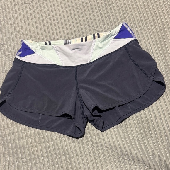 Lululemon Athletica Dark Blue Athletic Shorts - Picture 1 of 7